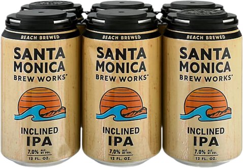 Santa Monica Brew Works Inclined IPA Cans