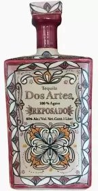 Dos Artes Tequila Reposado Classico Edition Aged In French Oak Barrels Dark Pink Ceramic