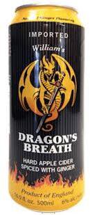 Dragon's Breath Hard Apple Cider Spiced With Ginger
