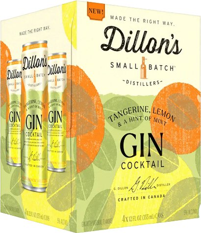 Dillon's Tangerine Lemon 4 Pack Dining Out
