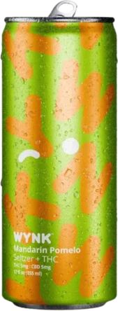 Wynk Mandarin Pomelo Seltzer Thc 5mg