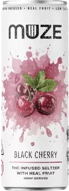 Muze Black Cherry Thc Seltzer 3mg