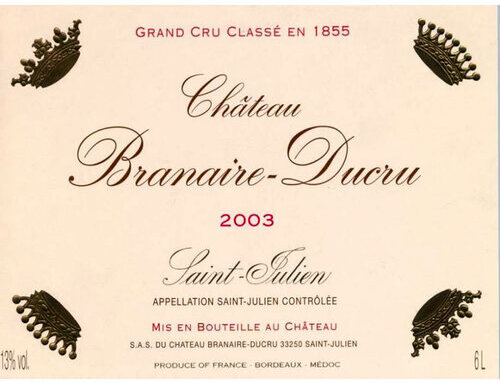 Branaire Ducru St. Julien 2003 (750ml)