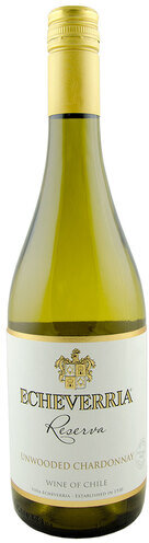Echeverria Reserva Unoaked Chardonnay