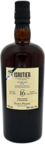Isautier Sugarcane 16 Year Old Rum