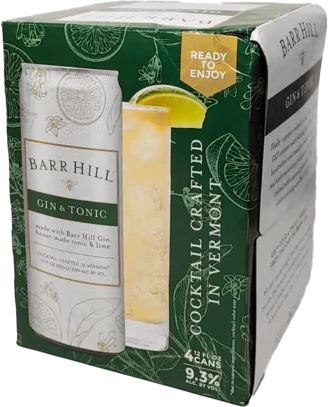 Caledonia Barr Hill Gin and Tonic Cocktail