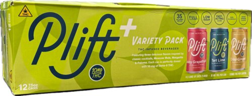 PLIFT VARIETY 10MG THC 12CN