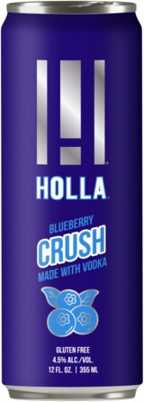 HOLLA BLUEBERRY CRUSH RTD CANS
