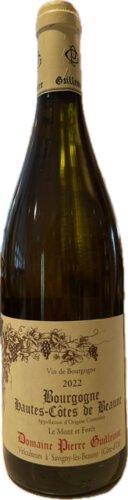 P. Guillemot Bourgogne Blanc Hautes Cotes De Beaune 2022
