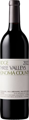 Ridge Three Valleys Red Blend, 2022
