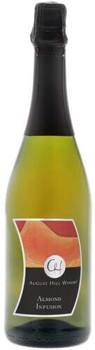 August Hill Almond Infusion Sweet Bubbling Wine Nv
