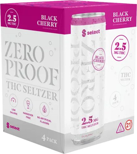 Zero Proof 2.5mg Black Cherry Seltzer
