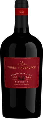 Three Finger Jack Rum Barrel Aged Red Blend, 2021