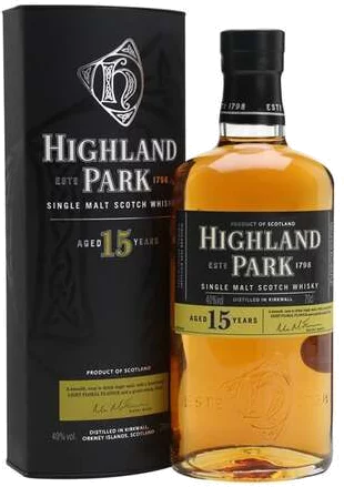 Highland Park 15 Year Single Malt Scotch