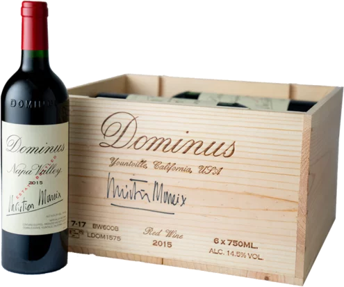 Dominus Estate Napa Valley 2015 (6 x 750ml) (Anniversary Edition - Hand-Signed Case)