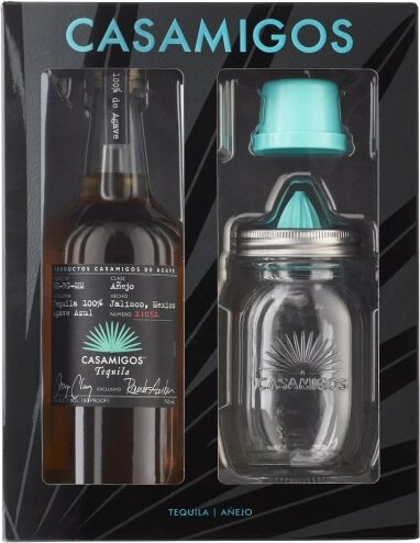 Casamigos Anejo Gift Pack (Mason Jar Juicer)