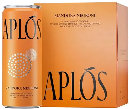 Aplos Mandora Negroni Non Alcoholic Cocktail