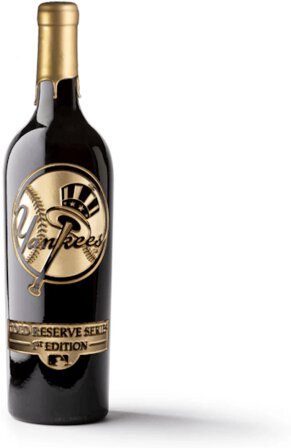 New York Yankees Cabernet Sauvignon Gold Etched