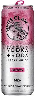 S White Claw Spirits Vodka Soda Guava Single