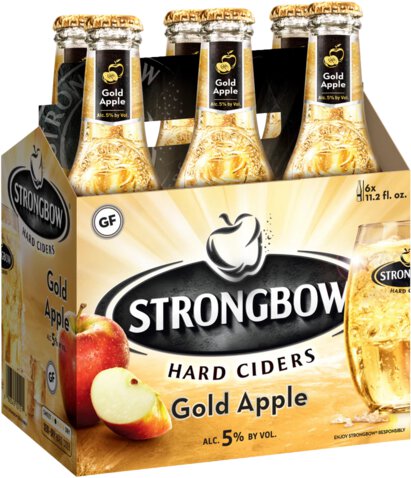 Strongbow Gold Apple Cider Bottles 6pk