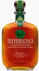 Jeffersons Straight Rye Whiskey Cognac Cask Finish Whiskey