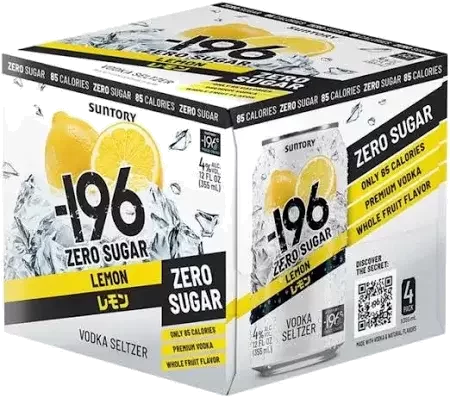 196 Suntory Lemon Zero Sugar Seltzer 12OZ - Wine, Beer & Spirits