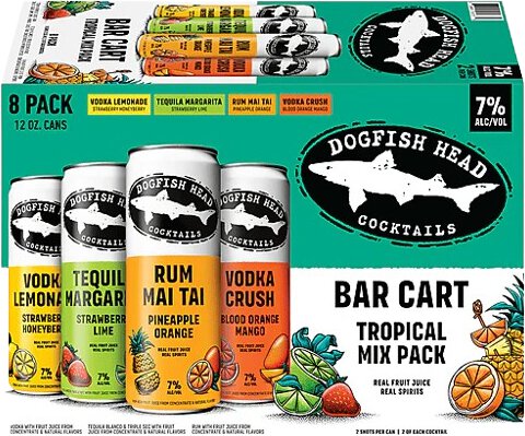Dogfish Head Bar Cart Tropical Mix Variety Pack