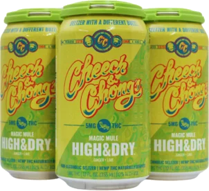 Cheech & Chong's High & Dry Magic Mule 5mg THC Seltzer