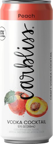 Carbliss Peach Vodka Cocktail