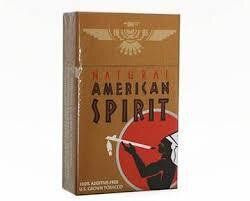 Cigarette American Spirit Non-Filter Brown