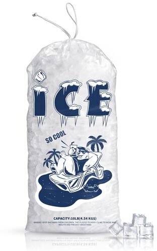 ICE BAGGED 10LB EA