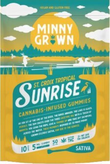 Minny Grown Saint Croix Tropical Sunrise 5mg Thc Gummies