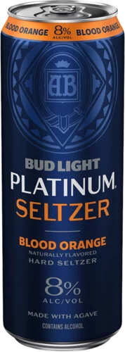 Bud Light Platinum Seltzer Blood Orange