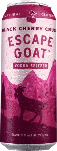 Escape Goat Vodka Seltzer Black Cherry Crush