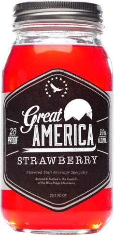 Great American Strawberry Moonshine Jar Single