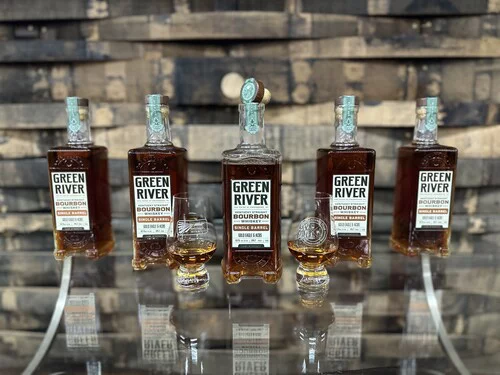 Green River Gold Eagle & ACBS Cask Strength Single Barrel Bourbon 126.2 Proof