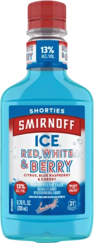 Smirnoff Ice Shorties Red White Berry