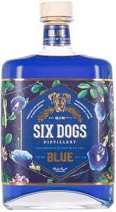 Six Dogs Pelargonium & Blue Pea Blue South Africa Gin