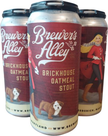 Brewers Alley Brickhouse Oatmeal Stout 4pk Cans