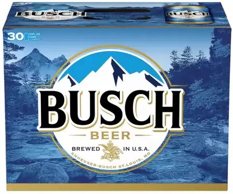 Busch 30 Pack Cans