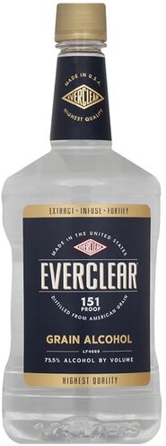 Everclear Grain Alcohol 151 Proof