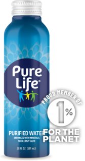 Pure Life 20 fl oz Aluminum Bottled Water