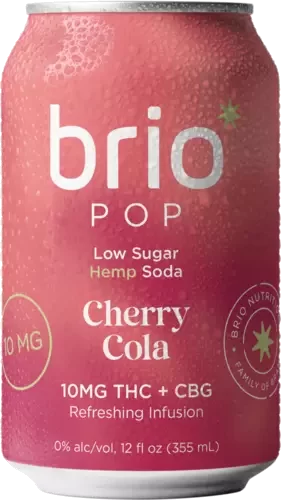 Brio Cherry Cola Pop 10mg THC