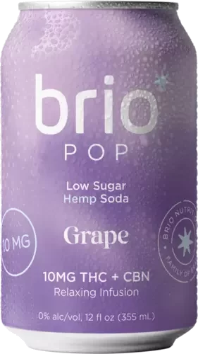 Brio Grape Pop 10mg THC