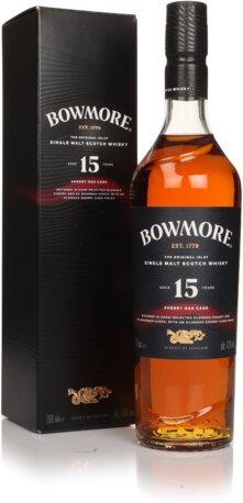 Bowmore Aston Martin Golden and Elegant 15 Year Old Single Malt Scotch Whisky Edition #5 2022 (1L)
