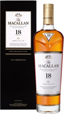 The Macallan 18 Year Old Sherry Oak Single Malt Scotch Whisky 2021
