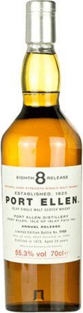 Port Ellen 29 Year Old Islay Single Malt Scotch Whisky Annual Release 8th Edition (700ml)