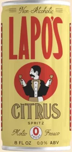 Lapo's Non-Alcoholic Citrus Spritz Cans