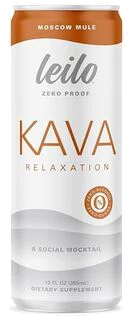 Leilo Kava Relaxation Lemon Ginger Non Alcoholic