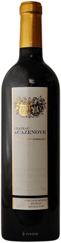 CHATEAU DE CAZENOVE BORDEAUX ROUGE